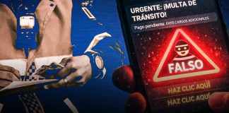 Así funciona la estafa de multas de tránsito. Arte La Hora: Jesús Ríos.