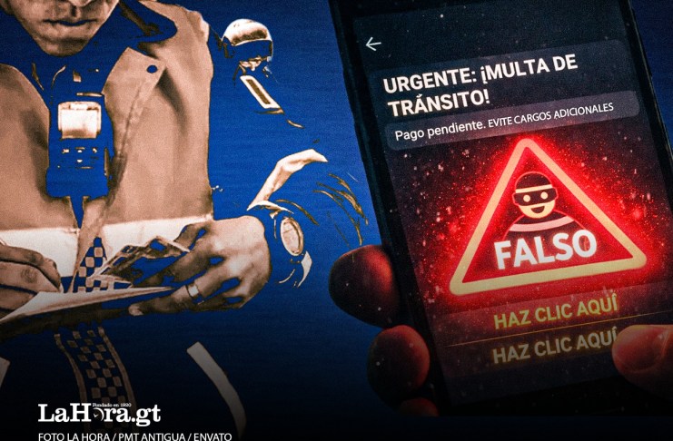 Así funciona la estafa de multas de tránsito. Arte La Hora: Jesús Ríos.