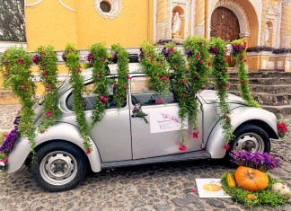 Miembros de la comunidad de San Pedro Las Huertas participan en el II Festival de la Estaticia. Foto: La Hora/ Carlos Vicente