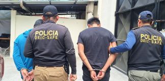 Guatemaltecos deportados, capturados por delitos contra la mujer. Foto La Hora: PNC