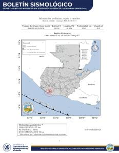 Fuerte temblor alerta a guatemaltecos la noche de domingo