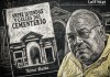 La portada del libro inédito y el rosto del escritor Héctor Gaitan