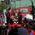 una carroza de la Huelga de Dolores