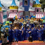 Durante el mes de marzo, las calles del parque se transformaron en un escenario de fantasía y alegría. Foto: La Hora / José Orozco.