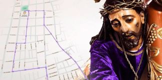 La imagen de Jesús de Los Pasos saldrá hoy a las 17:45 horas para hacer su recorrido en el quinto viernes de Cuaresma. Foto La Hora: Hermandad de la C. I. de Jesús Nazareno