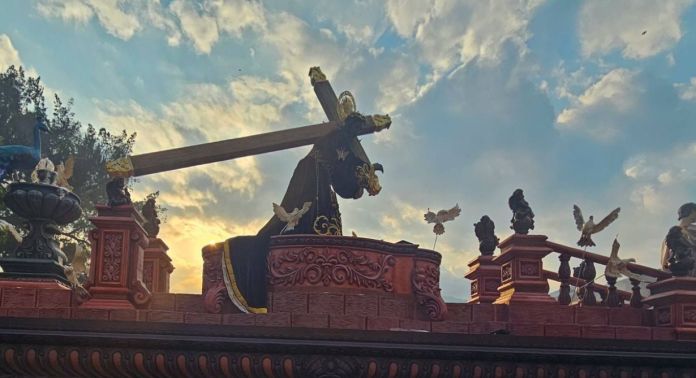 Este Domingo de Ramos, a procesión de Jesús Nazareno de La Merced saldrá en procesión a las 5:30 de la mañana. Foto La Hora: Hermandad de La Merced Antigua Guatemala