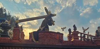 Este Domingo de Ramos, a procesión de Jesús Nazareno de La Merced saldrá en procesión a las 5:30 de la mañana. Foto La Hora: Hermandad de La Merced Antigua Guatemala