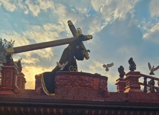 Este Domingo de Ramos, a procesión de Jesús Nazareno de La Merced saldrá en procesión a las 5:30 de la mañana. Foto La Hora: Hermandad de La Merced Antigua Guatemala
