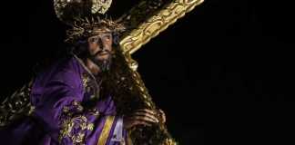 La imagen de Jesús Nazareno El Dulce Rabí que se procesiona en Jocotenango, Sacatepéquez saldrá nuevamente este Tercer Domingo de Cuaresma. Foto La Hora: Sergio Osegueda