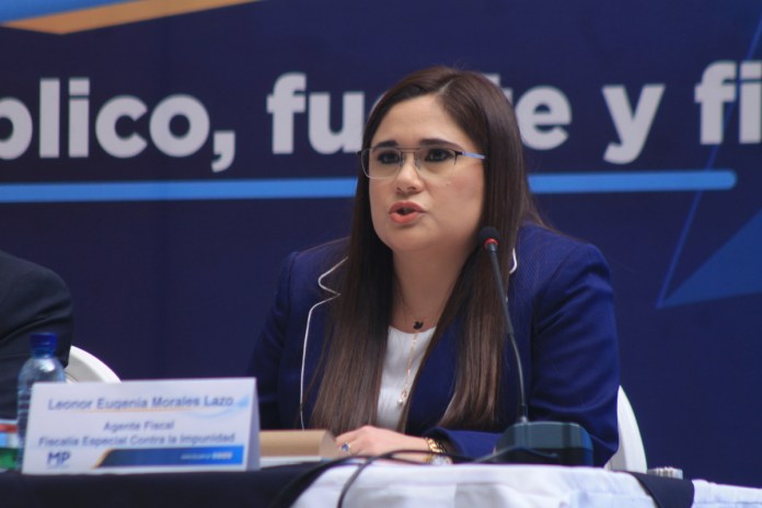 La fiscal Leonor Morales fue fiscal en la FECI y lideró el caso Semilla. Después fue ascendida a jefa. Foto La Hora: José Orozco.