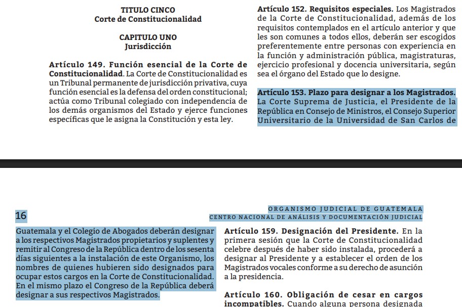 Ley de Amparo, Exhibición Personal y de Constitucionalidad. Foto La Hora: Captura.