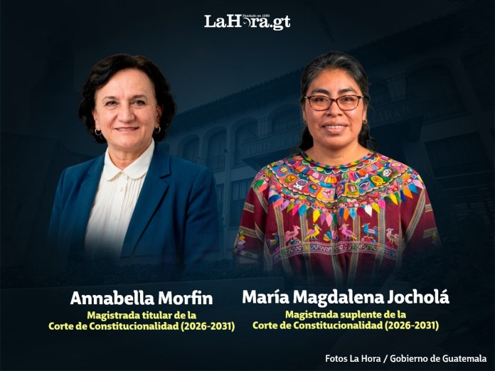 Gladys Annabella Morfín Mansilla como magistrada titular y de María Magdalena Jocholá Tujal como magistrada suplente. Arte La Hora: Alejandro Ramírez.