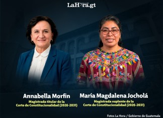 Gladys Annabella Morfín Mansilla como magistrada titular y de María Magdalena Jocholá Tujal como magistrada suplente. Arte La Hora: Alejandro Ramírez.