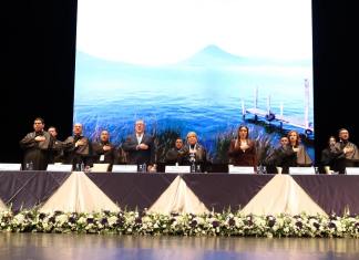 Magistrados del TSE en su acto oficial. Foto La Hora: Tribunal Supremo Electoral (TSE)