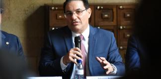 Marco Antonio Villeda, Ministro de Gobernación (Mingob). Foto La Hora: José Orozco