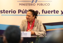 La fiscal general María Consuelo Porras culminará su segundo período al frente del MP el próximo 17 de mayo de 2026. Foto La Hora: MP.