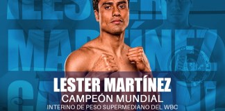 Lester Martínez vence a Immanuwel Aleem y se consagra como campeón interino del CMB. Arte La Hora: Alejandro Ramírez.
