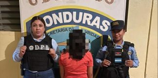 La adolescente fue encontrada en municipio de Honduras. Fue activida la alerta Alba Keneth el 26 de febrero. Foto La Hora: Policía Nacional de Honduras