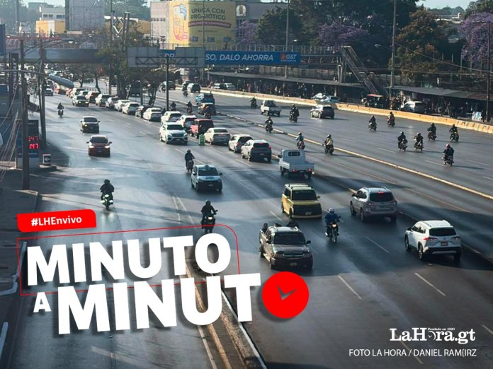 Minuto a minuto de caravana de transportistas que rechazan alza en precio de combustibles. Foto La Hora: Daniel Ramírez