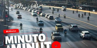 Minuto a minuto de caravana de transportistas que rechazan alza en precio de combustibles. Foto La Hora: Daniel Ramírez