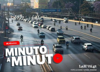 Minuto a minuto de caravana de transportistas que rechazan alza en precio de combustibles. Foto La Hora: Daniel Ramírez
