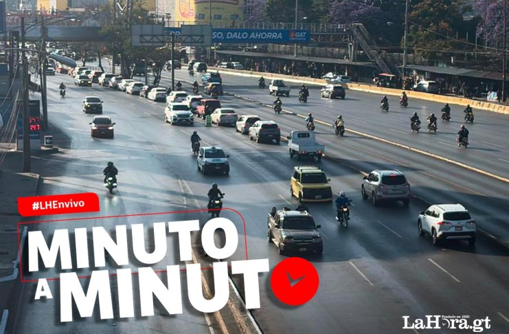 Minuto a minuto de caravana de transportistas que rechazan alza en precio de combustibles. Foto La Hora: Daniel Ramírez