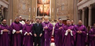 Misa celebrada en Roma por el 90.º aniversario de las relaciones diplomáticas de Guatemala con el Vaticano. Foto La Hora: Minex
