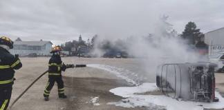 Incendian mototaxi y retienen unidades en Santa Cruz del Quiché; Municipalidad dice conocer a responsables