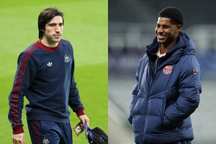 Newcastle y Barcelona presentaron su once inicial para el partido de ida de los octavos de final de la Champions League.