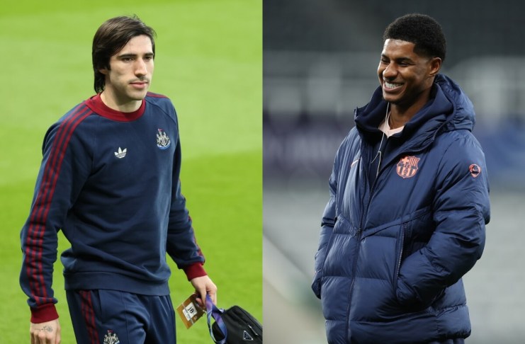 Newcastle y Barcelona presentaron su once inicial para el partido de ida de los octavos de final de la Champions League.