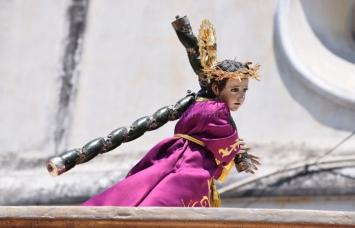 El Viacrucis Penitencial del Niño de la Demanda para este 6 de marzo está organizado por la Asociación de Devotos de las Consagradas Imágenes de Jesús Nazareno y Santísima Virgen de Dolores. Foto La Hora: Herbert Juárez