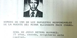 Noel de Jesus Beteta Álvarez,, condenado por el caso de brutal asesinato de Myrna Mack. Foto La Hora: RRSS