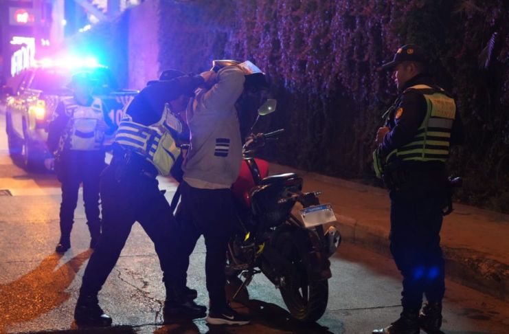 Operativo de tránsito realizado en contra de carreras clandestinas. Foto: Foto La Hora: