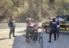 Operativo de verificación de motocicletas realizando en Santa Rosa. Foto La Hora: PNC