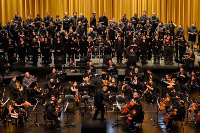 Archivo de la Orquesta Sinfónica Nacional, en el Centro Cultural Miguel Ángel Asturias. Foto La Hora: OSN