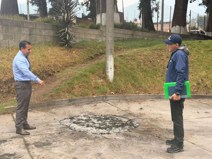 Investigan posible quema de residuos hospitalarios tras denuncia ciudadana. Foto La Hora: PDH.