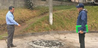 Investigan posible quema de residuos hospitalarios tras denuncia ciudadana. Foto La Hora: PDH.