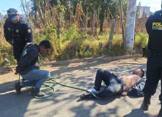 Dos hombres detenidos por la PNC