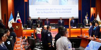 Presentan plan de mejoramiento para la Escuela de Estudios Superiores de Policía. Foto La Hora: Mingob.