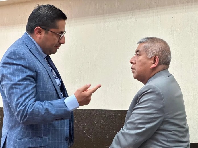 El fiscal Pedro Hernández tuvo a su cargo la investigación por la compra anómala de vacunas Sputnik vinculada al expresidente Alejandro Giammattei y su pareja Miguel Martínez. Foto La Hora: Diego España.