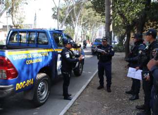 Agentes de la Policía Nacional Civil en sus operaciones diarias, el pasado 21 de marzo. Foto La Hora: PNC.