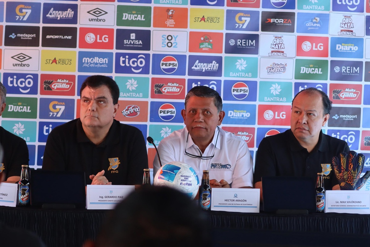 Presidente de la Fedefut, Gerardo Paiz. Presidente de Fútbol Sala en Guatemala y Secretario General Administrativo