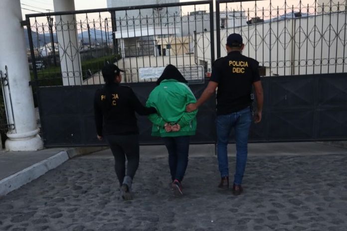 Presunta integrante de la banda criminal 