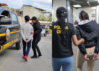 Presuntos responsables de la desaparición de un hombre en Palencia, capturados. Foto La Hora: PNC