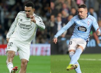 Real Madrid y Celta de Vigo se verán las caras este viernes 6 de marzo en Balaídos.