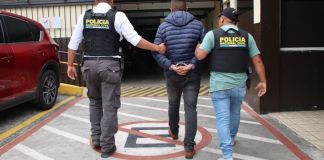 Alias "Nene" capturado por crimen contra tatuador en Mixco. Foto La Hora: PNC