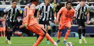 El FC Barcelona empató 1-1 con el Newcastle en el partido de ida de los octavos de final de la Champions League.