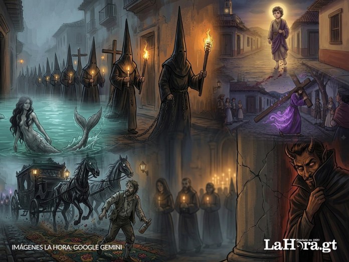Leyendas de Semana Santa. Arte La Hora: Alejandro Ramírez.