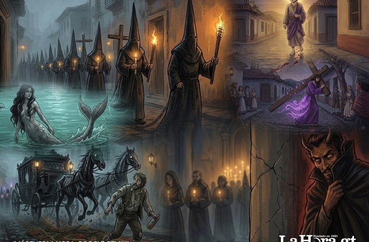 Leyendas de Semana Santa. Arte La Hora: Alejandro Ramírez.