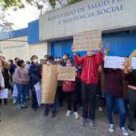 Los salubristas buscan una mejor estabilidad laboral y que reciban un aporte salarial extra. Foto La Hora: archivo